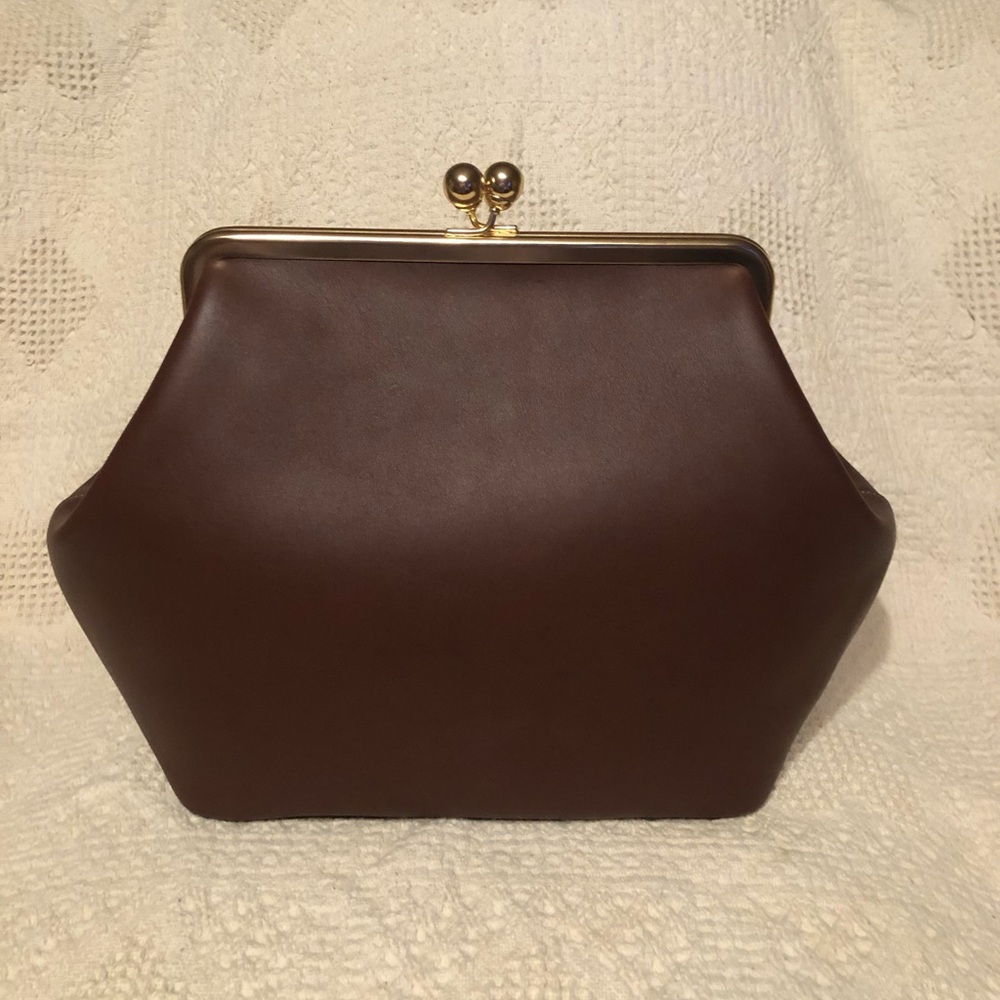 COACH Large Kisslock Frame Bag NWOT